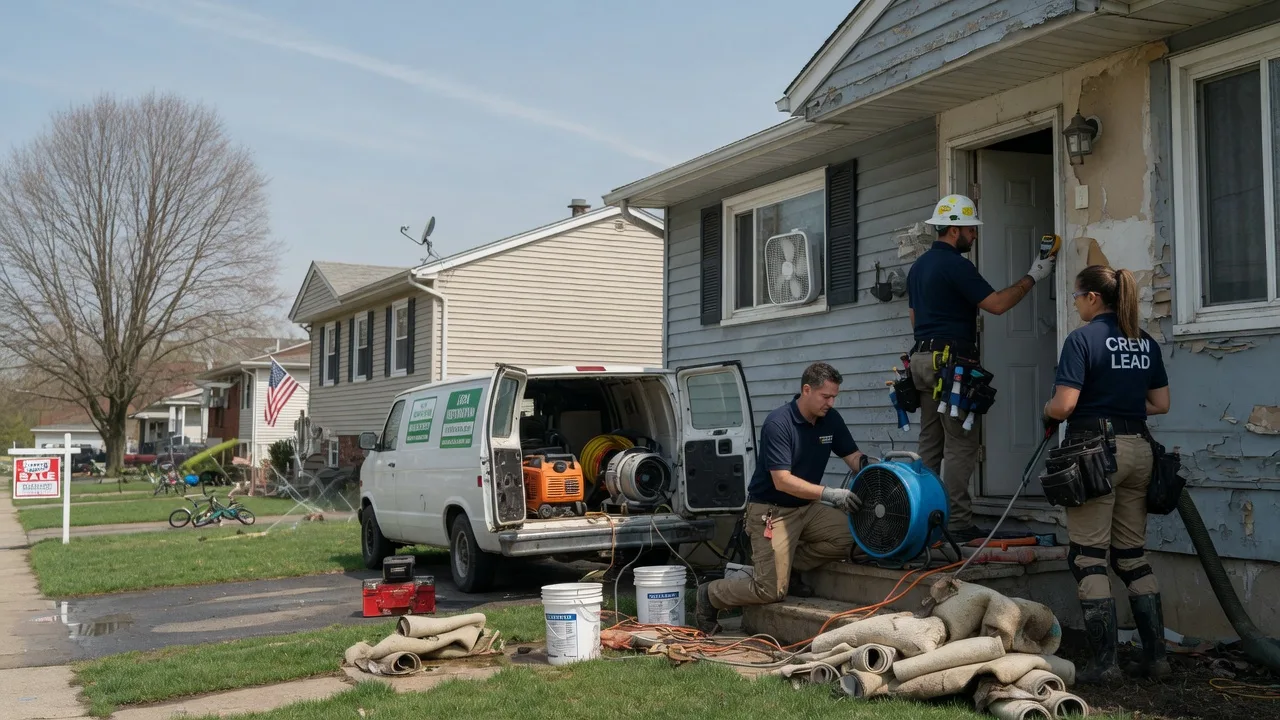 Flood Cleanup in Closter, NJ near me